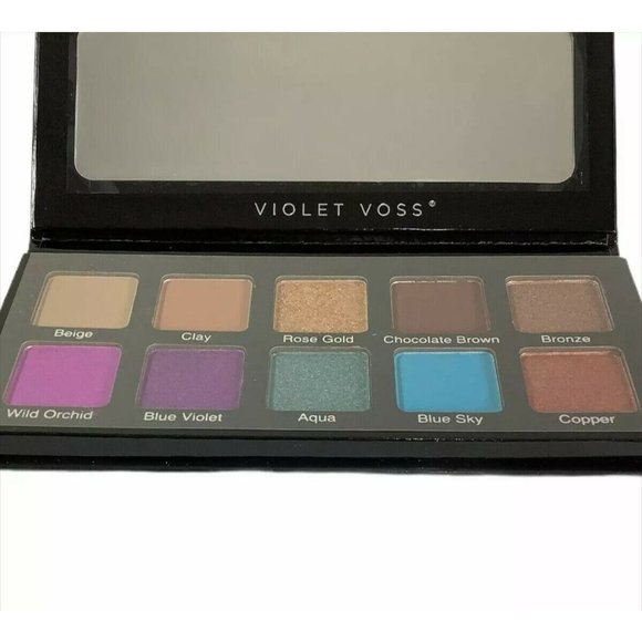 Violet Voss PROSeries Metallics Brights Essentials 2 Eyeshadow Palette 10 Colors - Picture 1 of 3